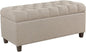 Homepop Home Decor | Tufted Ainsley Button Storage Ottoman Bench by HomePop