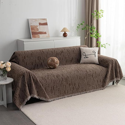 MYSKY HOME Couch Covers for 3 Cushion Couch Sofa, Sectional Couch Cover L Shape by MYSKYHOME