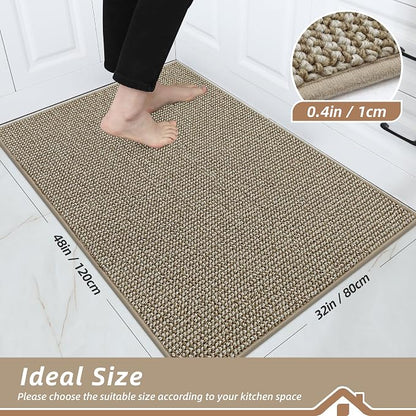 BEQHAUSE Kitchen Rugs 32"x48", Non-Slip Kitchen Mats - Image 2