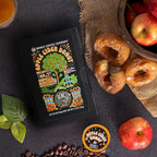 Bones Coffee Company Apple Cider Donut Flavored Coffee Pods, Low Acid Medium Roast Single-Serve Bones Cups, Compatible with 1.0 & 2.0 K-Cups Brewers Coffee Maker, 12 Count