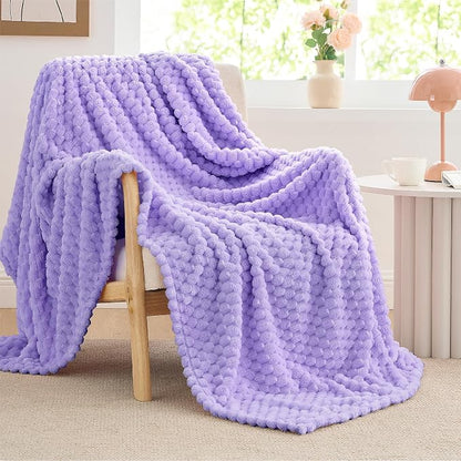 BEDELITE Lavender Twin Blanket for Couch, Soft Cozy Gifts for Women, 60*80 | 3D - Image 9
