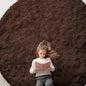 OLANLY Coffee Round Rugs for Bedroom by OLANLY