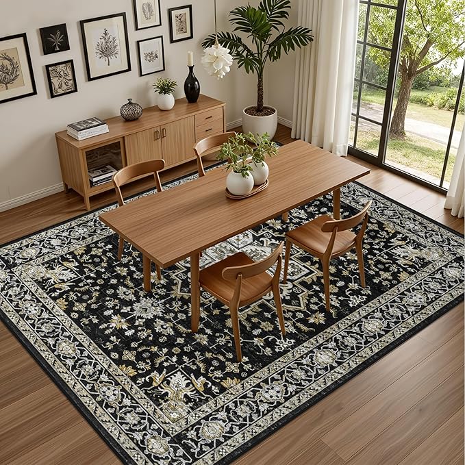3x5 Area Rugs Living Room: Washable Rug - Image 4