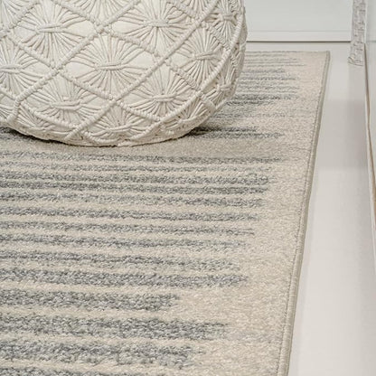 JONATHAN Y Khalil Modern Berber Stripe Cream/Gray Indoor Area Rug, Contemporary - Image 6