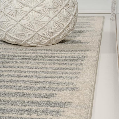 JONATHAN Y Khalil Modern Berber Stripe Cream/Gray Indoor Area Rug, Contemporary - Image 6
