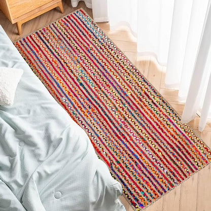 Hausattire Boho Braided Runner Rug - Image 2