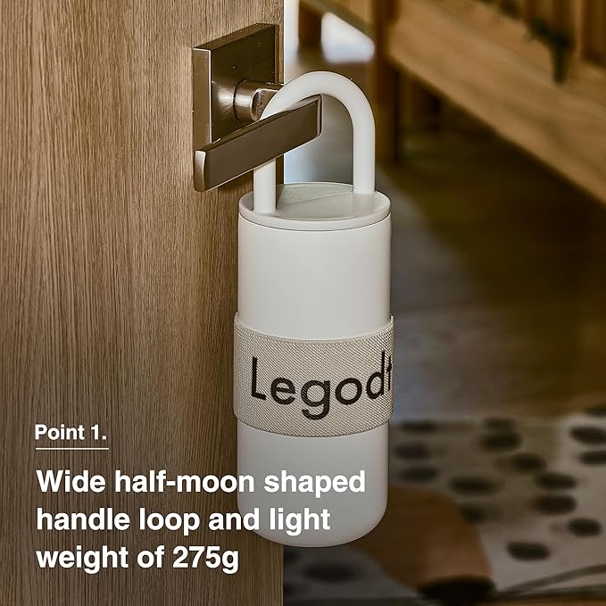 Odense Legodt Loop Tumbler 20oz with Lid and Handle - Insulated Tumbler with Leak-Resistant Lid - Double Stainless Steel Travel Coffee Mug, Water Bottle, Keeps Drinks Hot or Cold(Sweet Pumpkin)