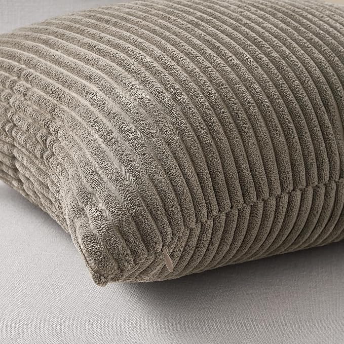 Topfinel 4 Packs Natural Decorative Throw Pillows Covers 18x18 Inch - Image 2