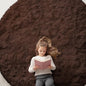 OLANLY Coffee Round Rugs for Bedroom by OLANLY