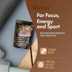 YouChews Coffee Chews - Grab & Go Energy with 100mg per Chew of Clean, Green Caffeine. With Real Organic Ingredients, Low Sugar, Great Bold Taste & Long Lasting Energy Boost (30 Chews Pack)