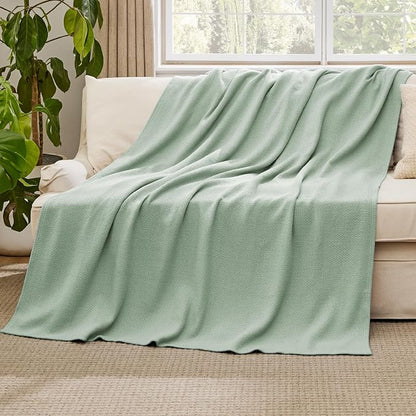 Bedsure GentleSoft 100% Cotton Blanket Twin XL Size - Image 5