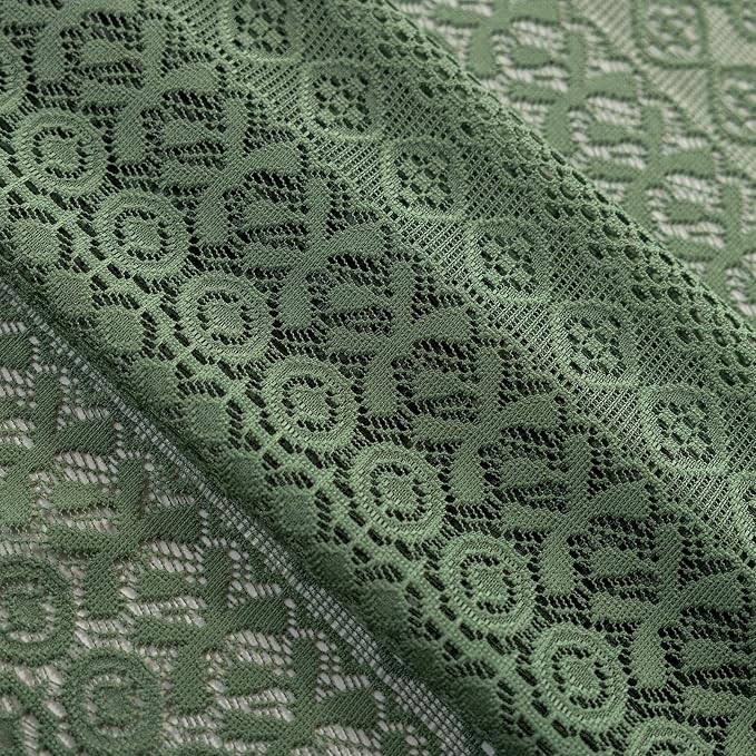 Sutuo Home Olive Green French Door Curtains - Image 9