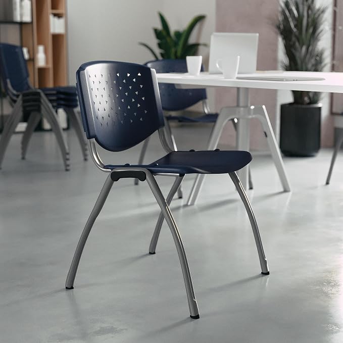 Flash Furniture Hercules Series Plastic Contoured Lobby Chairs - Image 2