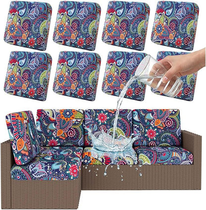 Smiry Waterproof Patio Cushion Covers, Stretch Outdoor Furniture Covers | Couch by Smiry