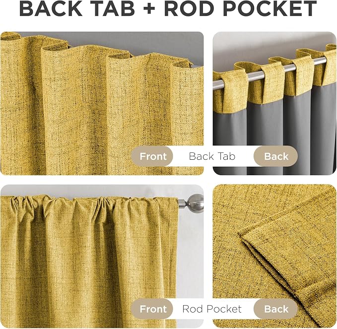 Joydeco Blackout Curtains for Bedroom - Image 6