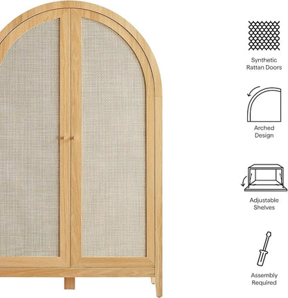 Modway Calista 63 Inch Arched Storage Cabinet - Image 4