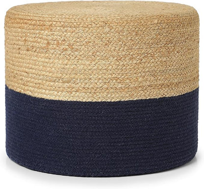 · REDEARTH · Cylindrical Pouf Foot Stool Ottoman - Image 4