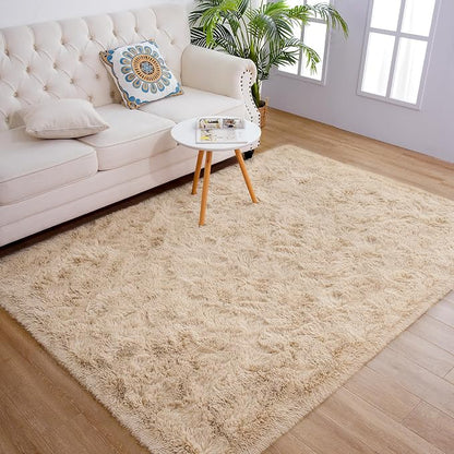 Chicrug Soft Area Rugs for Bedroom Living Room Plush Fluffy Rug 9x12 | Shag - Image 5
