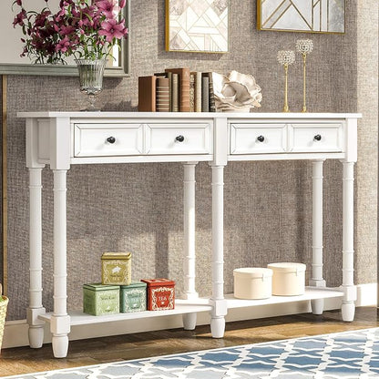 Merax Retro Console Table Sofa Table by Merax