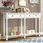 Merax Retro Console Table Sofa Table by Merax