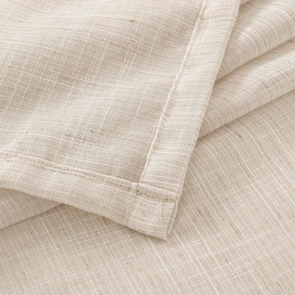 BGment Oatmeal Linen Curtains 48 Inches Long - Image 8
