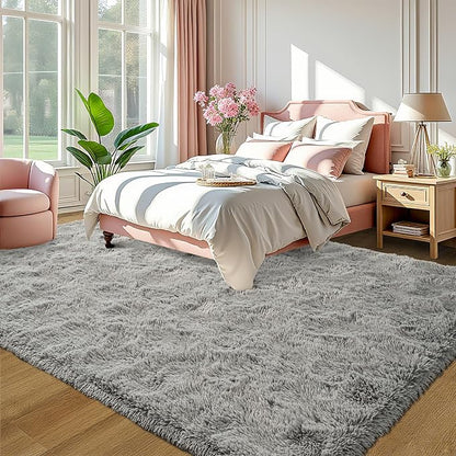 LOCHAS 5x8 Area Rugs Fluffy Living Room Carpets - Image 2