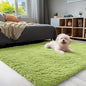 OLANLY 3x5 Machine Washable Small Bedside Rug, Soft Fluffy Shaggy Rugs by OLANLY