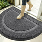 OLANLY Half Circle Front Door Mat Outside 35x23 All-Season Rubber Doormat | by OLANLY
