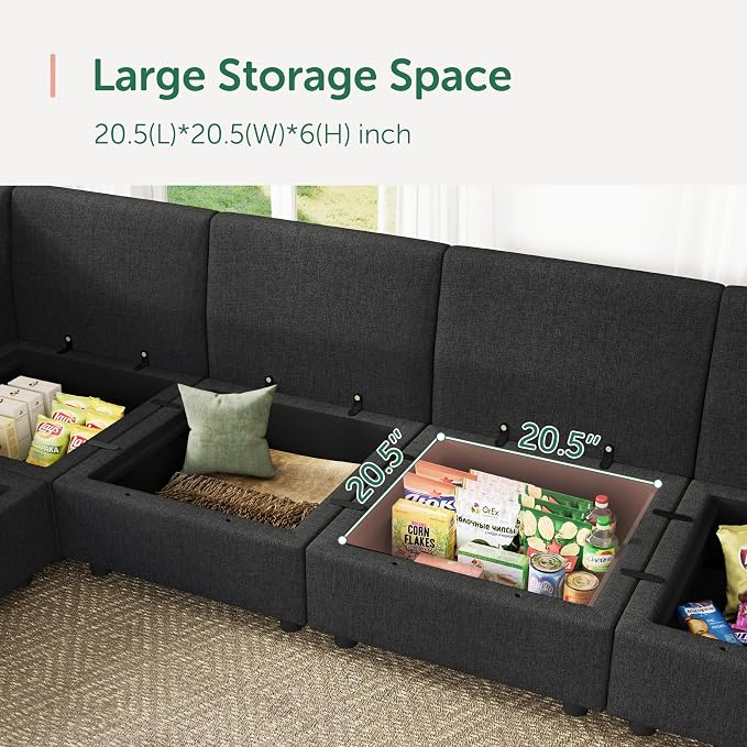 HONBAY Modular Sectional Sofa Couch - Image 5
