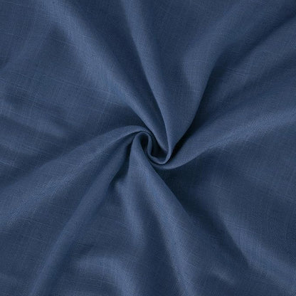 BGment Short Navy Blue Semi Sheer Curtains 40 Inch Length - Image 8