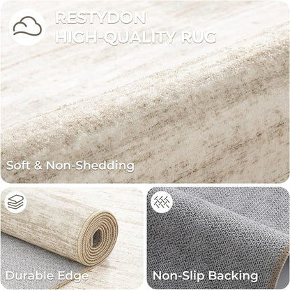 3x6 Runner Rug Non Slip, Washable Hallway Runner Rug, Nursery Room, Soft Runner - Image 7