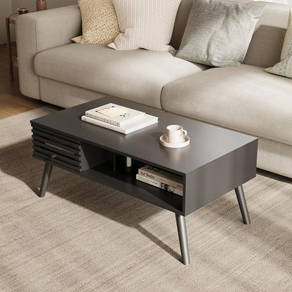 Furnify Mid Century Modern Coffee Table, CoffeeTable - Image 3