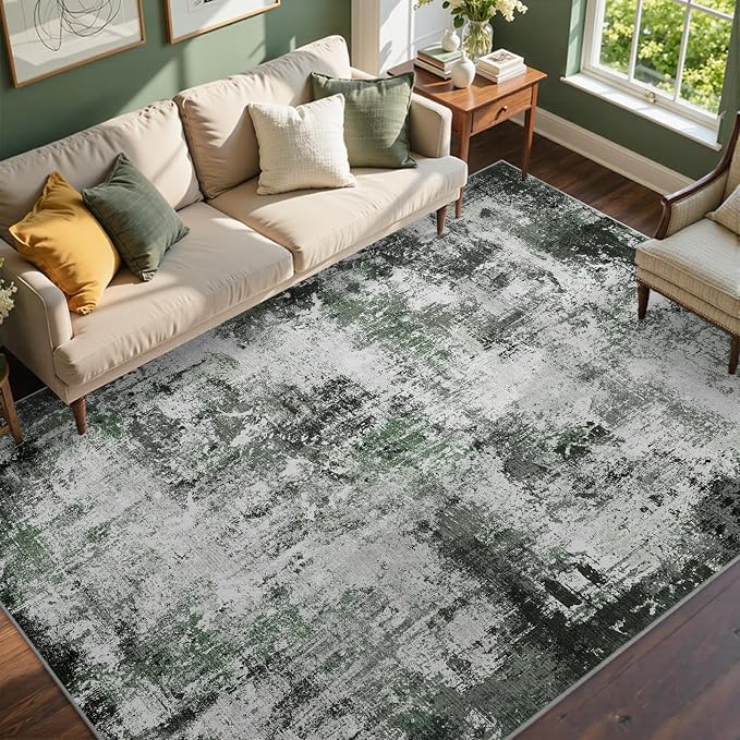 8x10 Ft Large Area Rugs for Living Room, Soft Non-Slip Washable Rugs Modern - Image 3