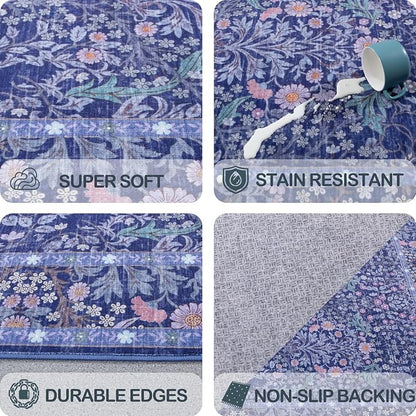 Area Rug for Living Room, 10x12 Large Washable Rugs for Dining Room, Non Slip - Image 6