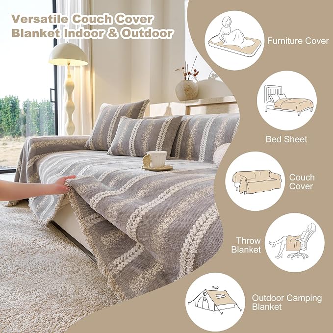 Couch Cover for Dogs Washable Sofa Cover, Sectional Couch Covers, Sofa Covers - Image 3