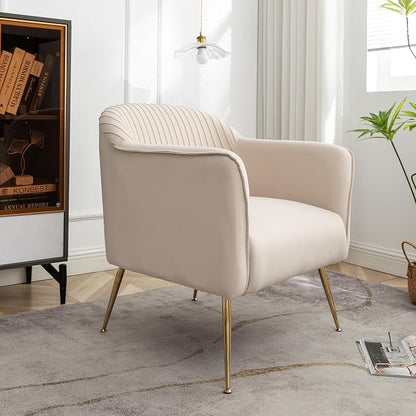 Container Furniture Direct Contemporary Velvet Accent Chairs - Image 5