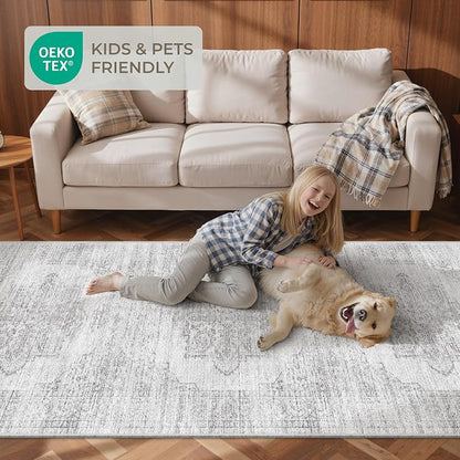 2x12 Runner Rug Non Slip, Washable Hallway Runner Rug, Laundry Room, Soft - Image 9