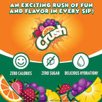 Crush, Pineapple, Liquid Water Enhancer – New, Better Taste! (4 Bottles, Makes 96 Flavored Water Drinks) – Sugar Free, Zero Calorie