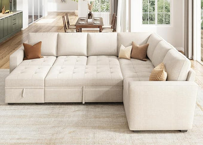 HONBAY Sectional Sleeper Sofa Couch - Image 6