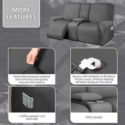 ULTICOR Reclining Love Seat - Image 3
