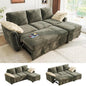 Ihanherry Modular Convertible Sectional Sofa Bed, Reversible Chaise & Storage by iHanHerry