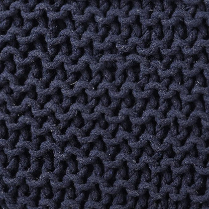 REDEARTH Square Hand Knitted Pouf - Image 5
