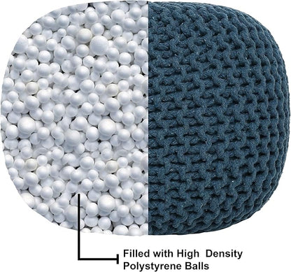 REDEARTH · Round Pouf Bean Bag Ottoman - Image 7