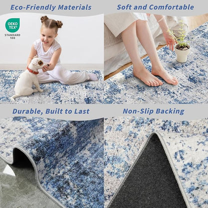 3x10 ft Long Hallway Runner Rug Non-Slip Washable Kitchen Floor Rug - Image 5
