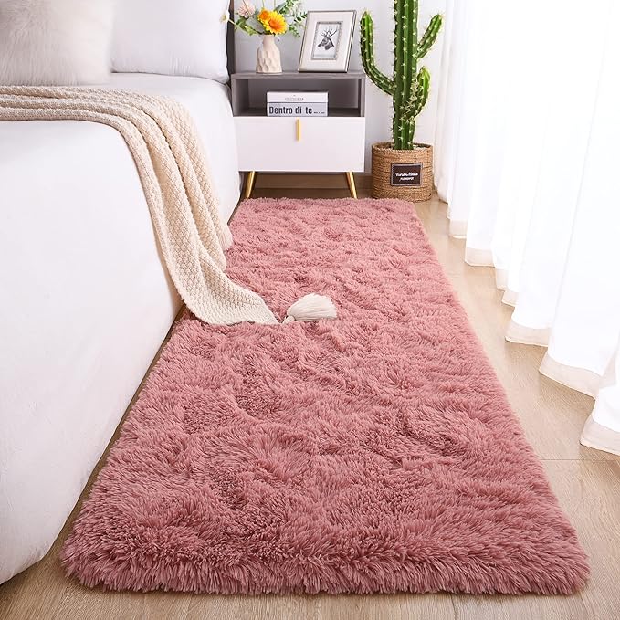 Chicrug Soft Runner Rug for Bedroom Living Room Plush Fluffy Rug 2x10 | Shag by ChicrugHomeDecor