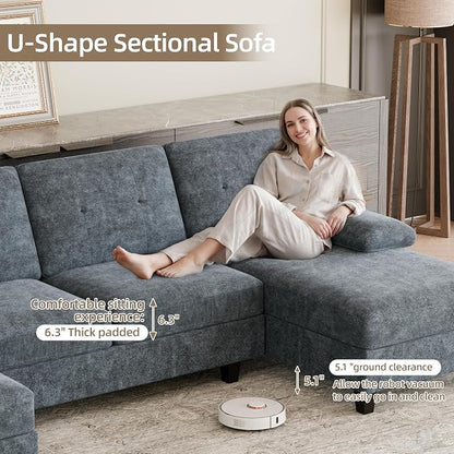 Shintenchi U-Shaped Sectional Couches - Image 6