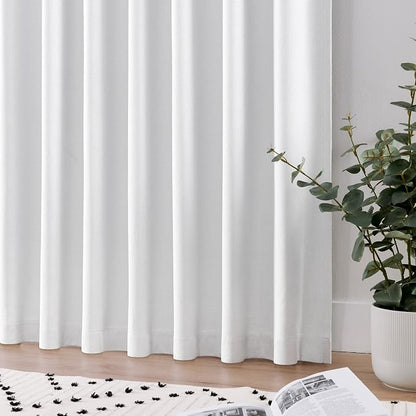 Joydeco Faux Linen Blackout Curtains - Image 6