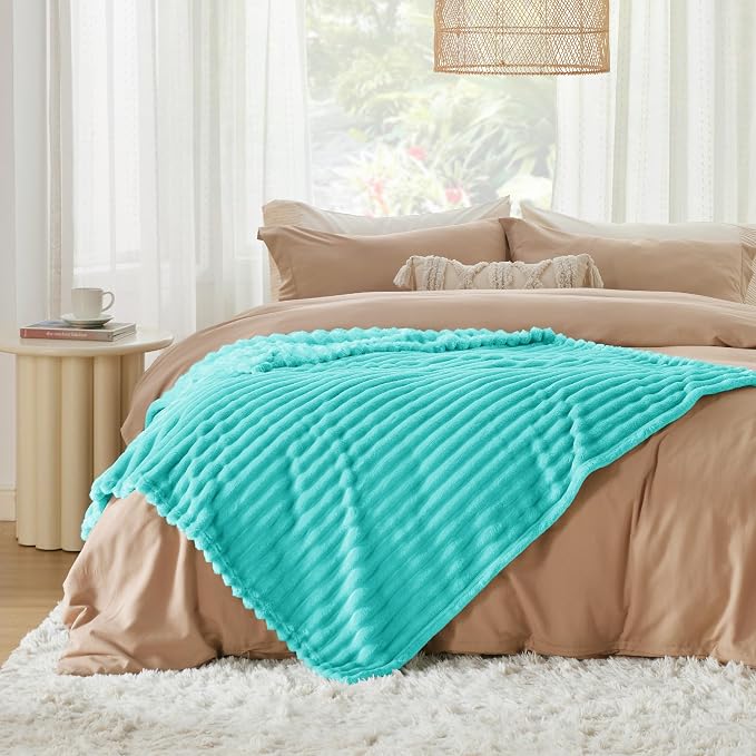 Bedsure Soft Twin XL Blanket for Bed Dorm Blue Fog 66"x90" | Birthday Gifts for - Image 7