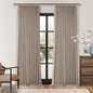 Pinch Pleated Blackout 105 Inch Bedroom Linen Curtains Burlywood Birch | by Twodrapes