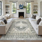 8x10 Area Rugs for Living Room, Large Washable Rug, Wheat | Rugs for Bedroom by Zesthome
